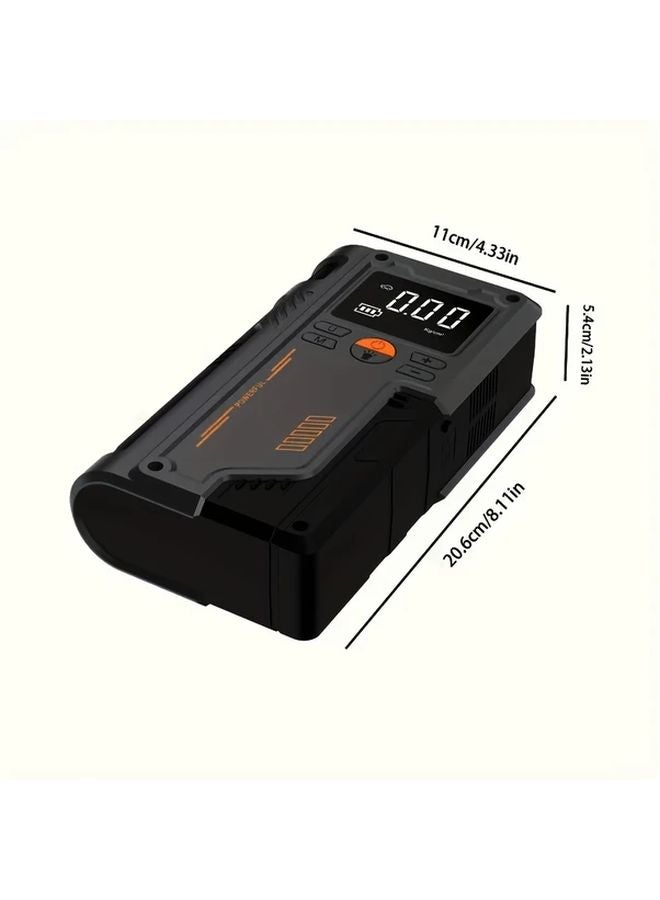 Portable Air Pump Wireless Emergency Jump Starter Tire Inflator 150 PSI Digital Display - Image 3